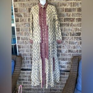 Tortuga Handmade Dress Size Small/Medium Cottagecore Peasant Pirates